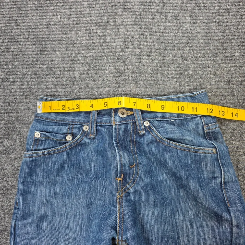 Levis 514 Slim Straight Jeans Boy's Size 12 Slim W24 L26 Blue Medium Wash Denim